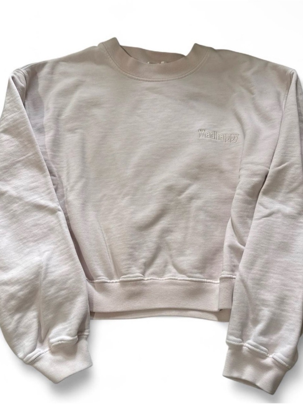 madhappy crewneck in pale pink